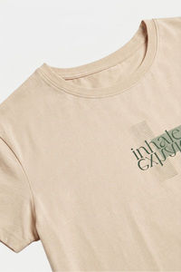 Sweet Dreams Graphic Printed Short Set - Cloud Cream — thumbnail 3
